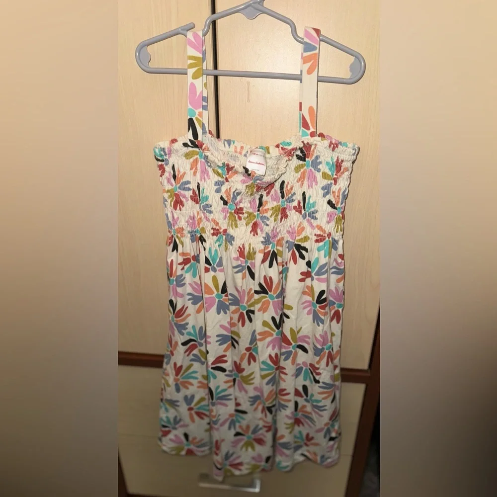 Hanna Andersson Girls Floral Smocked Sundress 140 Size 10